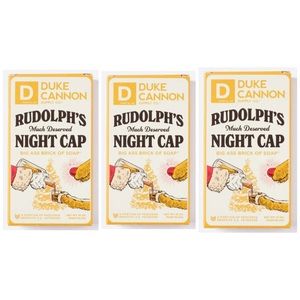 🆕 3 Pack Duke Cannon Supply Co. Big Ass Brick Of Soap Rudolph’s Night Cap 10oz